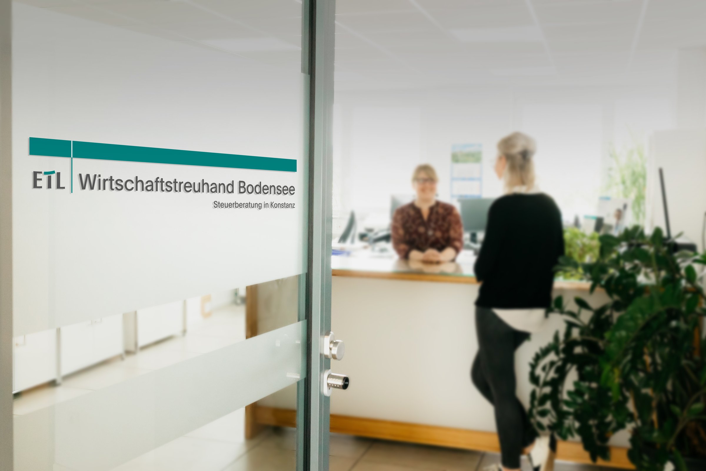 Eingangsbereich ETL Wirtschaftstreuhand Bodensee Steuerberatung